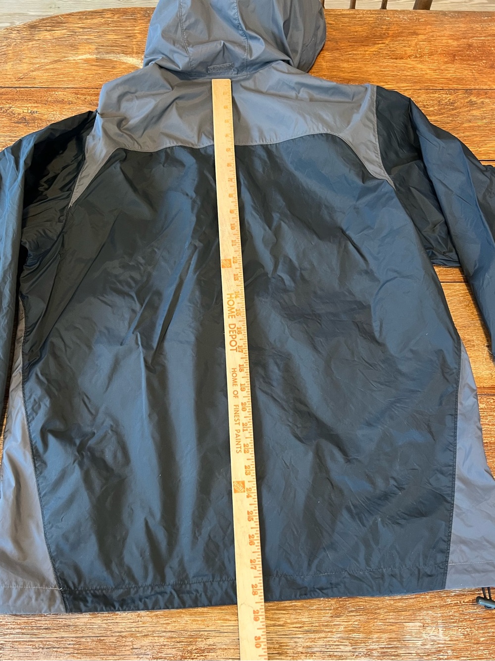 Colombia Jacket Glennaker Lake II Rain Lightweight Windbreaker Black Gray M - Picture 15 of 16
